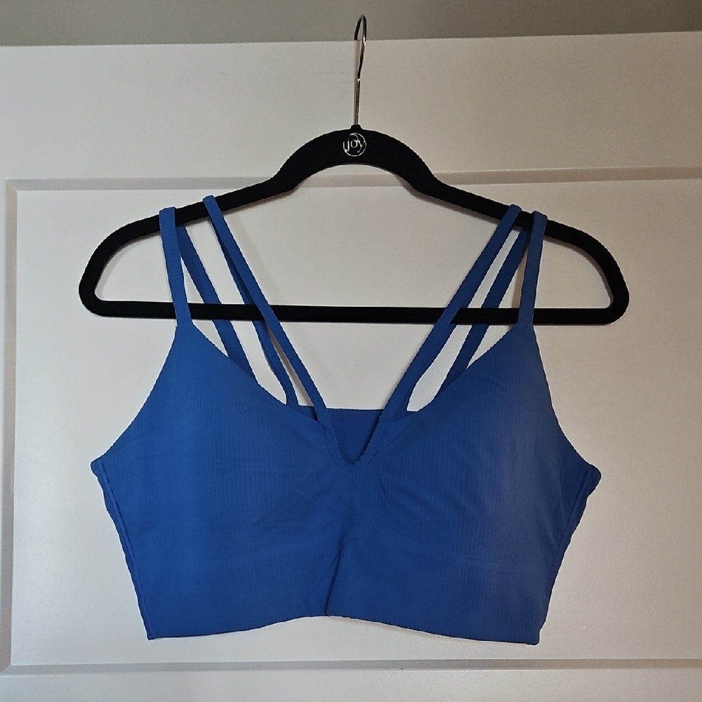 Lululemon Like A Cloud Strappy Longline Ribbed Bra